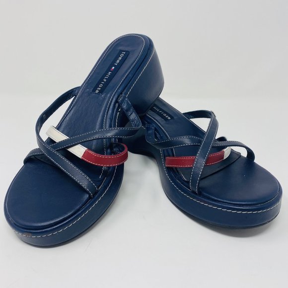 Tommy Hilfiger Shoes - Tommy Hilfiger Platform Sandals Vintage 90’s Rare